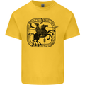Masters of the Sea Vikings Valhalla Sailing Sailor Mens Cotton T-Shirt Tee Top Yellow