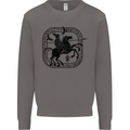 Masters of the Sea Vikings Valhalla Sailing Sailor Mens Sweatshirt Jumper Charcoal