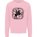 Masters of the Sea Vikings Valhalla Sailing Sailor Mens Sweatshirt Jumper Light Pink