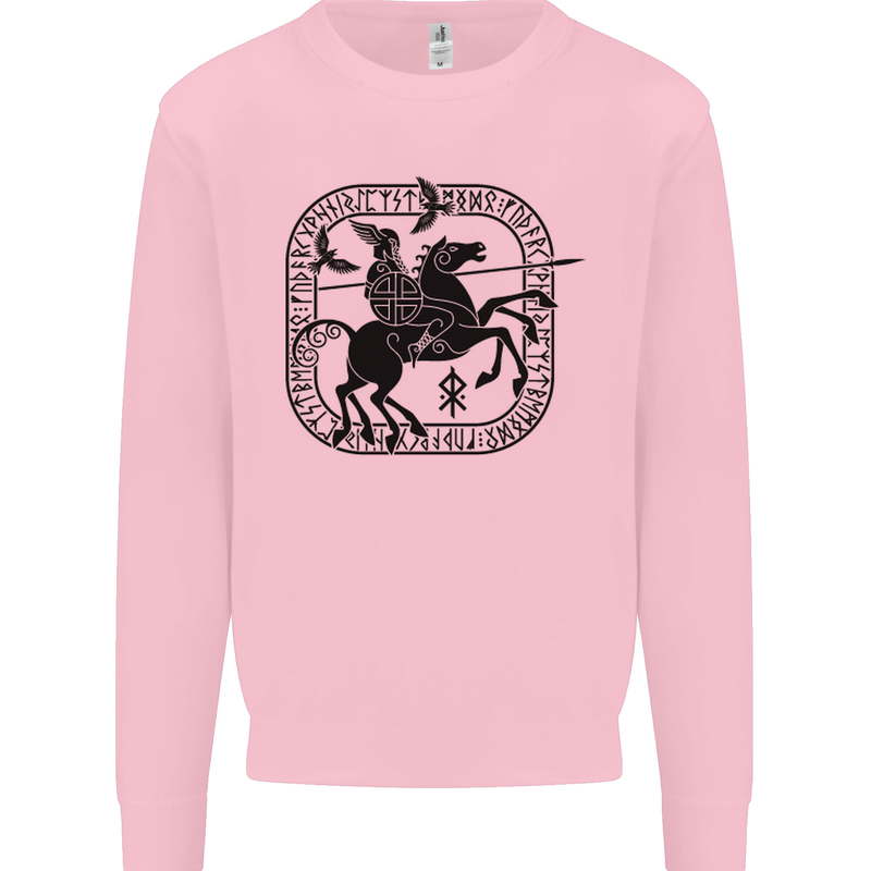 Masters of the Sea Vikings Valhalla Sailing Sailor Mens Sweatshirt Jumper Light Pink