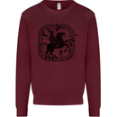 Masters of the Sea Vikings Valhalla Sailing Sailor Mens Sweatshirt Jumper Maroon