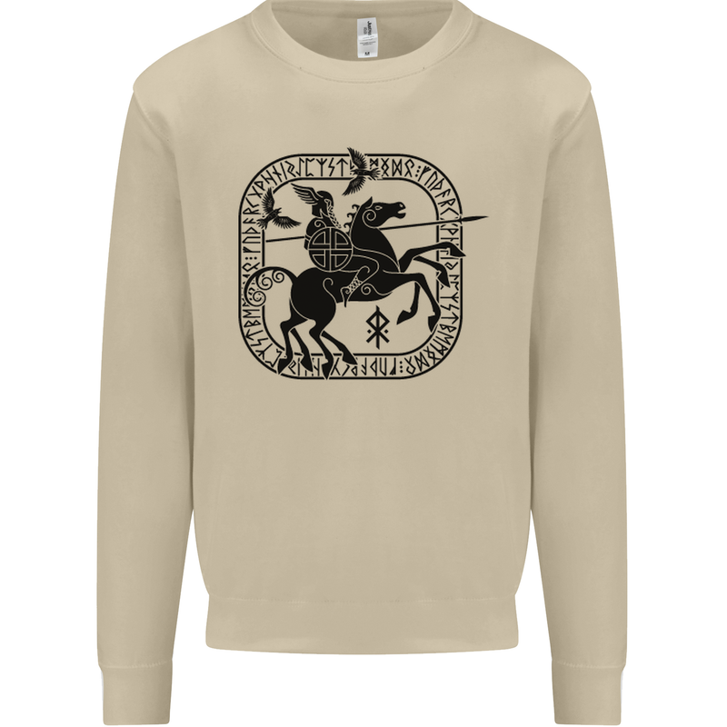 Masters of the Sea Vikings Valhalla Sailing Sailor Mens Sweatshirt Jumper Sand