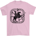 Masters of the Sea Vikings Valhalla Sailing Sailor Mens T-Shirt Cotton Gildan Light Pink