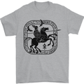 Masters of the Sea Vikings Valhalla Sailing Sailor Mens T-Shirt Cotton Gildan Sports Grey
