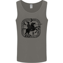 Masters of the Sea Vikings Valhalla Sailing Sailor Mens Vest Tank Top Charcoal