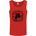 Masters of the Sea Vikings Valhalla Sailing Sailor Mens Vest Tank Top Red