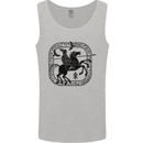 Masters of the Sea Vikings Valhalla Sailing Sailor Mens Vest Tank Top Sports Grey