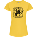 Masters of the Sea Vikings Valhalla Sailing Sailor Womens Petite Cut T-Shirt Yellow
