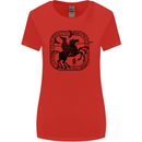 Masters of the Sea Vikings Valhalla Sailing Sailor Womens Wider Cut T-Shirt Red