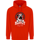 Mastiff Heart Funny Dog Childrens Kids Hoodie Bright Red