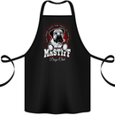 Mastiff Heart Funny Dog Cotton Apron 100% Organic Black