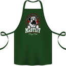 Mastiff Heart Funny Dog Cotton Apron 100% Organic Forest Green