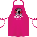 Mastiff Heart Funny Dog Cotton Apron 100% Organic Pink