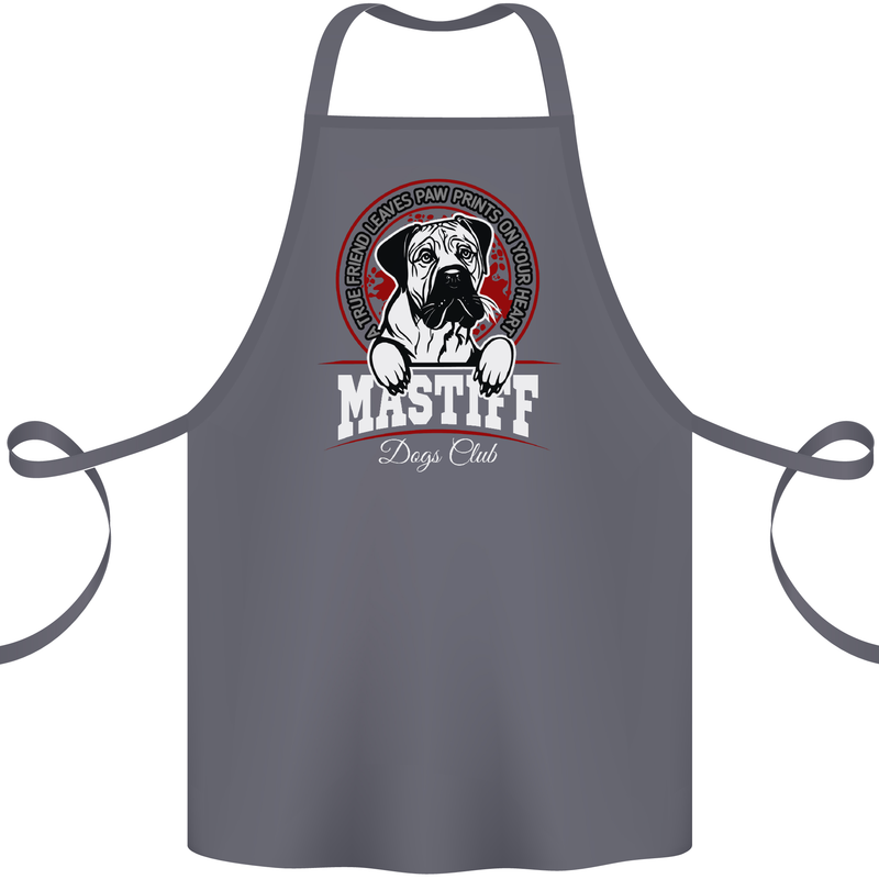 Mastiff Heart Funny Dog Cotton Apron 100% Organic Steel