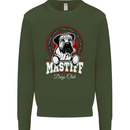 Mastiff Heart Funny Dog Kids Sweatshirt Jumper Forest Green