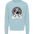 Mastiff Heart Funny Dog Kids Sweatshirt Jumper Light Blue