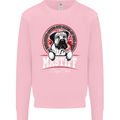Mastiff Heart Funny Dog Kids Sweatshirt Jumper Light Pink