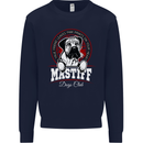 Mastiff Heart Funny Dog Kids Sweatshirt Jumper Navy Blue