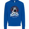 Mastiff Heart Funny Dog Kids Sweatshirt Jumper Royal Blue
