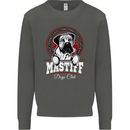 Mastiff Heart Funny Dog Kids Sweatshirt Jumper Storm Grey