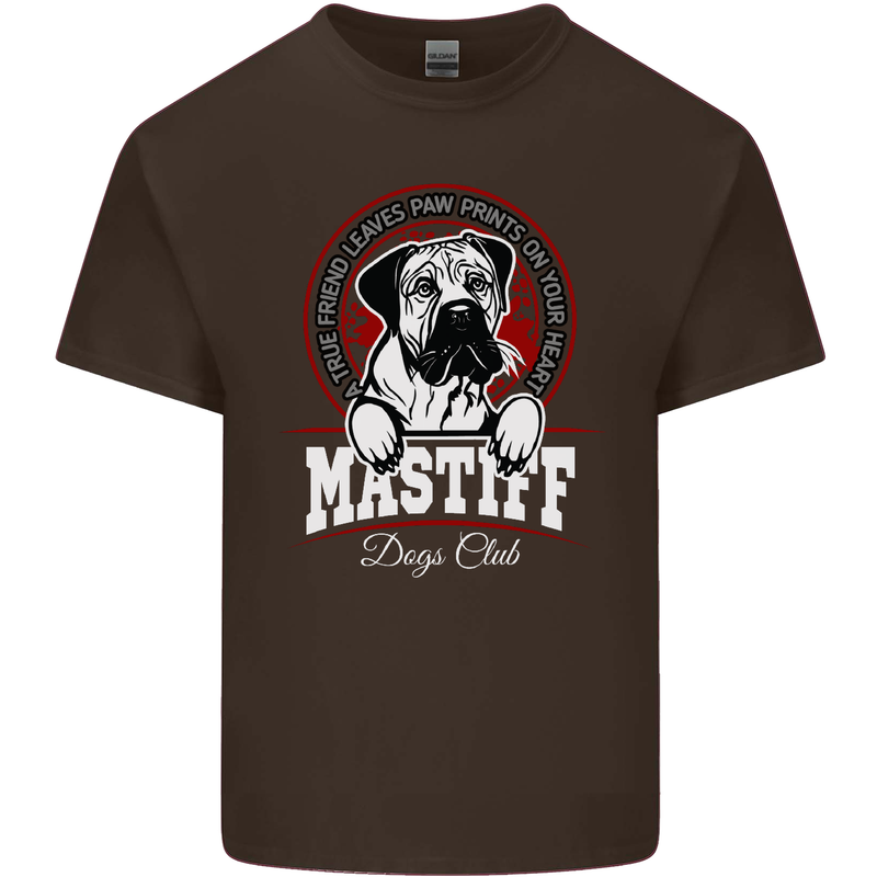 Mastiff Heart Funny Dog Kids T-Shirt Childrens Chocolate