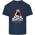 Mastiff Heart Funny Dog Kids T-Shirt Childrens Navy Blue
