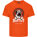 Mastiff Heart Funny Dog Kids T-Shirt Childrens Orange