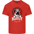 Mastiff Heart Funny Dog Kids T-Shirt Childrens Red