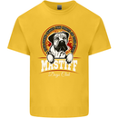Mastiff Heart Funny Dog Kids T-Shirt Childrens Yellow