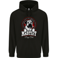 Mastiff Heart Funny Dog Mens 80% Cotton Hoodie Black