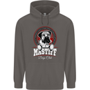 Mastiff Heart Funny Dog Mens 80% Cotton Hoodie Charcoal