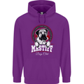 Mastiff Heart Funny Dog Mens 80% Cotton Hoodie Purple