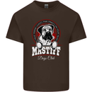 Mastiff Heart Funny Dog Mens Cotton T-Shirt Tee Top Dark Chocolate