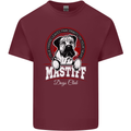 Mastiff Heart Funny Dog Mens Cotton T-Shirt Tee Top Maroon