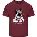 Mastiff Heart Funny Dog Mens Cotton T-Shirt Tee Top Maroon