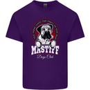Mastiff Heart Funny Dog Mens Cotton T-Shirt Tee Top Purple
