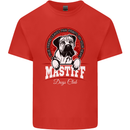 Mastiff Heart Funny Dog Mens Cotton T-Shirt Tee Top Red