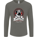 Mastiff Heart Funny Dog Mens Long Sleeve T-Shirt Charcoal
