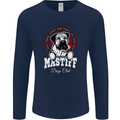 Mastiff Heart Funny Dog Mens Long Sleeve T-Shirt Navy Blue