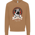 Mastiff Heart Funny Dog Mens Sweatshirt Jumper Caramel Latte