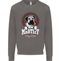 Mastiff Heart Funny Dog Mens Sweatshirt Jumper Charcoal