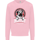 Mastiff Heart Funny Dog Mens Sweatshirt Jumper Light Pink
