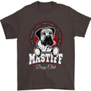 Mastiff Heart Funny Dog Mens T-Shirt Cotton Gildan Dark Chocolate