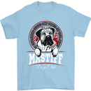 Mastiff Heart Funny Dog Mens T-Shirt Cotton Gildan Light Blue