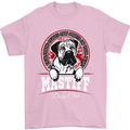 Mastiff Heart Funny Dog Mens T-Shirt Cotton Gildan Light Pink