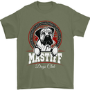 Mastiff Heart Funny Dog Mens T-Shirt Cotton Gildan Military Green
