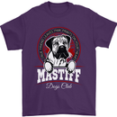 Mastiff Heart Funny Dog Mens T-Shirt Cotton Gildan Purple