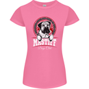 Mastiff Heart Funny Dog Womens Petite Cut T-Shirt Azalea