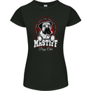 Mastiff Heart Funny Dog Womens Petite Cut T-Shirt Black
