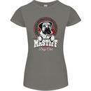 Mastiff Heart Funny Dog Womens Petite Cut T-Shirt Charcoal